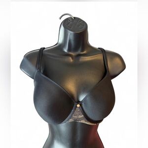 Bras N Things Eternal Edge Balconette Full Cup Bra - Black